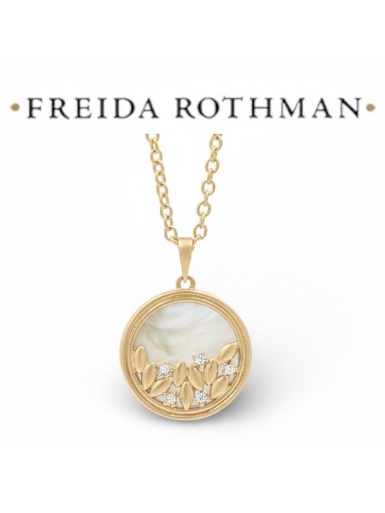 Freida Rothman Jewelry - NEW Freida Rothman “FLEUR BLOOM” Mother of Pearl | MOP pendant necklace